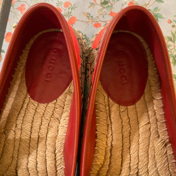 Gucci GG Supreme Tian Espadrilles - Floral - US Size 6 EU Size 36 - Picture 9 of 9